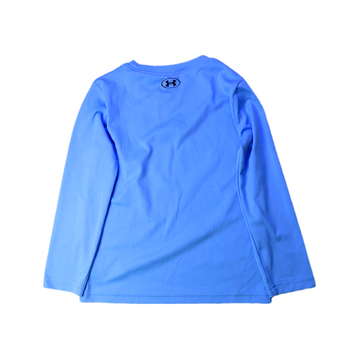 A Blue Long Sleeve T Shirts from Under Armour in size 5T for boy. (Back View)
