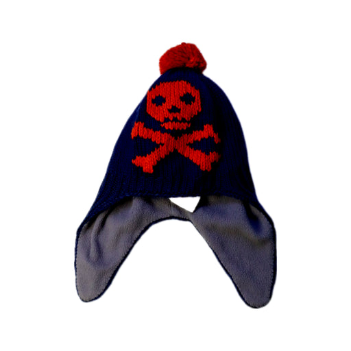 A Blue Winter Hats from Boden in size 7Y for neutral. (Front View)