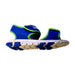 A Blue Sandals from Reebok in size 5T for boy. (Front View)