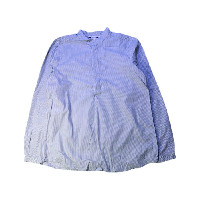 A Blue Long Sleeve Shirts from Bonpoint in size 12Y for boy. (Front View)