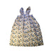 A Multicolour Sleeveless Dresses from Bonpoint in size 10Y for girl. (Back View)