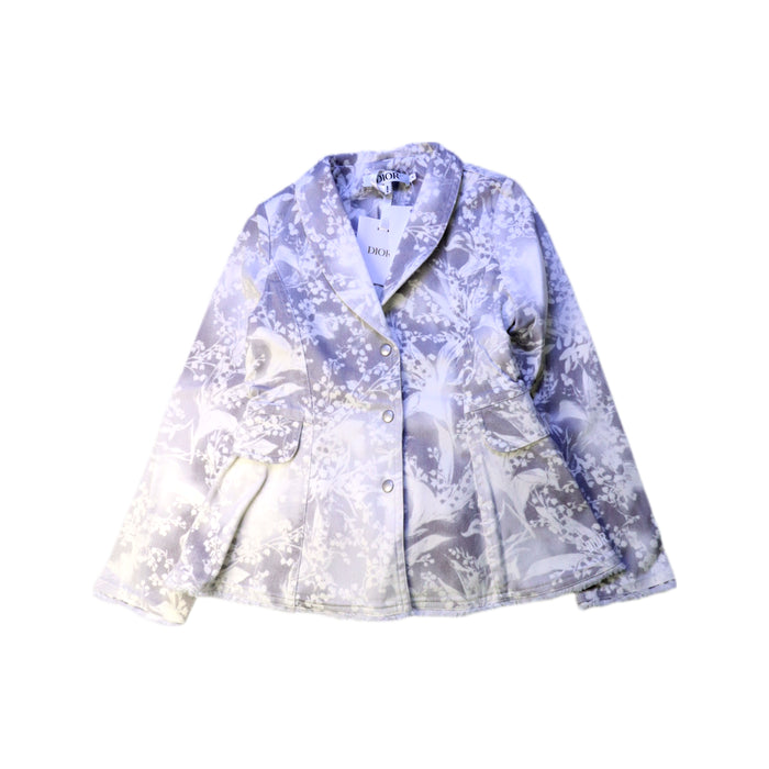 A White Blazers from Dior in size 10Y for girl. (Front View)