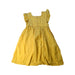 A Yellow Sleeveless Dresses from Bonpoint in size 10Y for girl. (Back View)