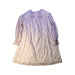 A Beige Long Sleeve Dresses from Bonpoint in size 10Y for girl. (Back View)