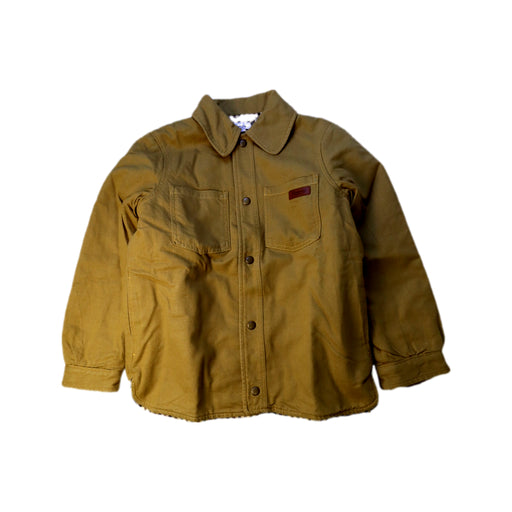 A Brown Lightweight Jackets from Bonpoint in size 10Y for neutral. (Front View)