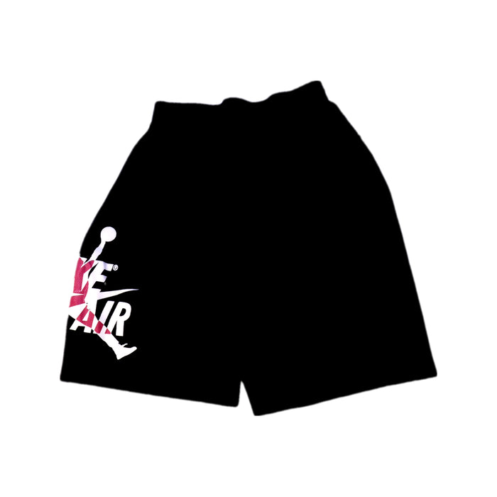 A Black Shorts from Air Jordan in size 12Y for boy. (Back View)