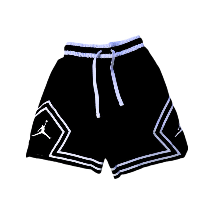 A Black Shorts from Air Jordan in size 14Y for boy. (Front View)