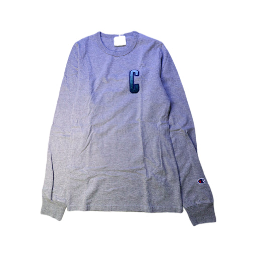 A Grey Long Sleeve T Shirts from Champion in size 14Y for boy. (Front View)