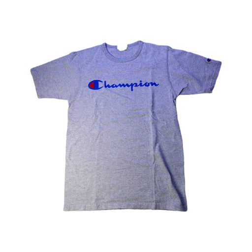 A Grey Short Sleeve T Shirts from Champion in size 14Y for boy. (Front View)