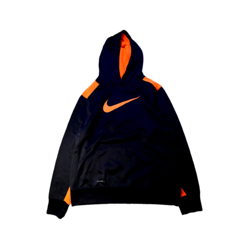A Black Hooded Sweatshirts from Nike in size 14Y for boy. (Front View)