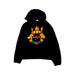 A Black Hooded Sweatshirts from Nike in size 13Y for boy. (Front View)