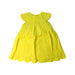 A Yellow Short Sleeve Dresses from Jacadi in size 3T for girl. (Front View)