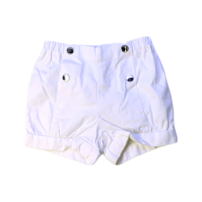 A White Shorts from Jacadi in size 3-6M for girl. (Front View)