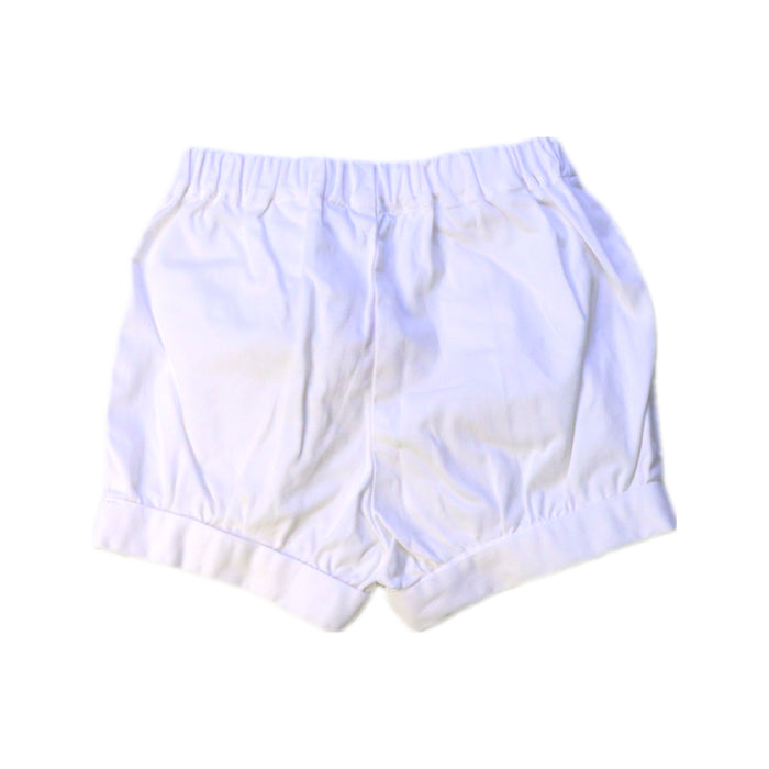 A White Shorts from Jacadi in size 3-6M for girl. (Back View)