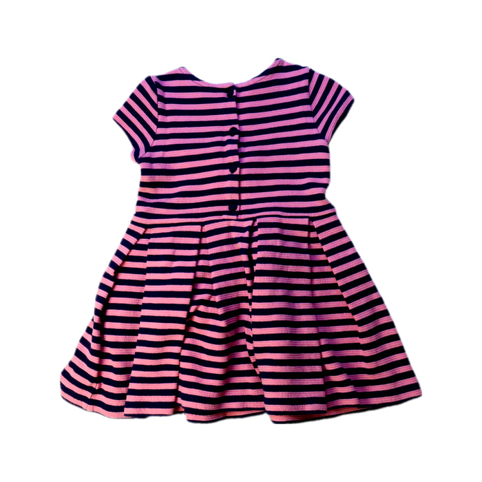 A Pink Short Sleeve Dresses from Ralph Lauren in size 12-18M for girl. (Back View)
