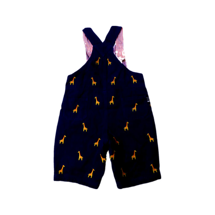 A Navy Long Overalls from Jojo Maman Bébé in size 12-18M for boy. (Back View)