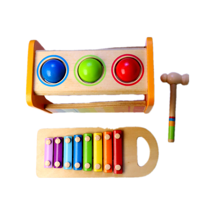 A Multicolour Musical Toys & Rattles from Hape in size O/S for girl. (Front View)