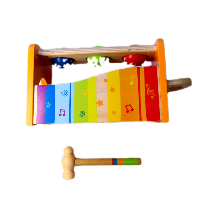A Multicolour Musical Toys & Rattles from Hape in size O/S for girl. (Back View)