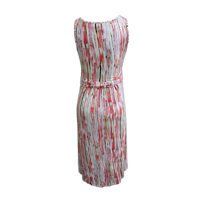 A Multicolour Sleeveless Dresses from Mothers en Vogue in size Maternity-XS for maternity. (Back View)