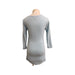 A Blue Long Sleeve Dresses from Isabella Oliver in size Maternity-XS for maternity. (Back View)