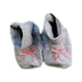 A Grey Boots & Booties from Mides in size 0-3M for girl. (Back View)