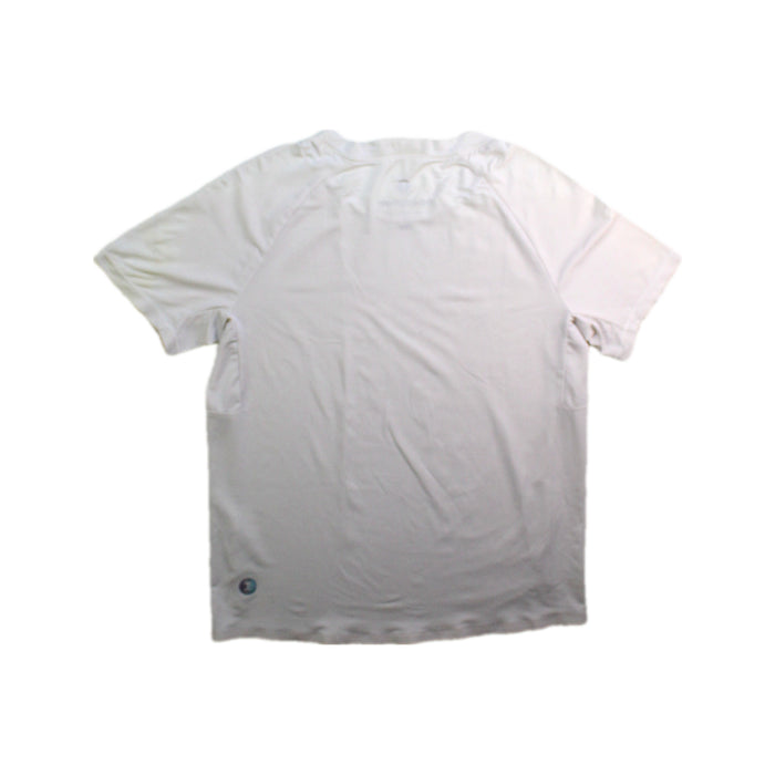 A White Short Sleeve T Shirts from Moody Tiger in size 7Y for girl. (Back View)