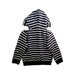 A Black Hooded Sweatshirts from Petit Bateau in size 6T for boy. (Back View)