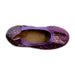 A Purple Flats from Seed in size 5T for girl. (Front View)