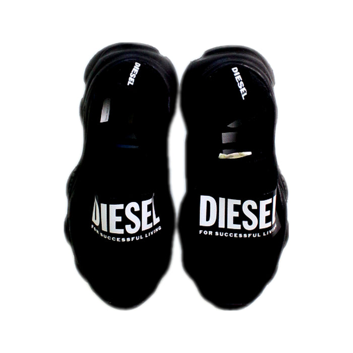 A Black Sneakers from Diesel in size 5T for neutral. (Back View)