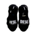 A Black Sneakers from Diesel in size 5T for neutral. (Back View)