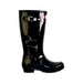 A Black Rain Boots from Hunter in size 7Y for neutral. (Front View)