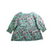 A Green Long Sleeve Tops from Bonnet à Pompon in size 6T for girl. (Back View)