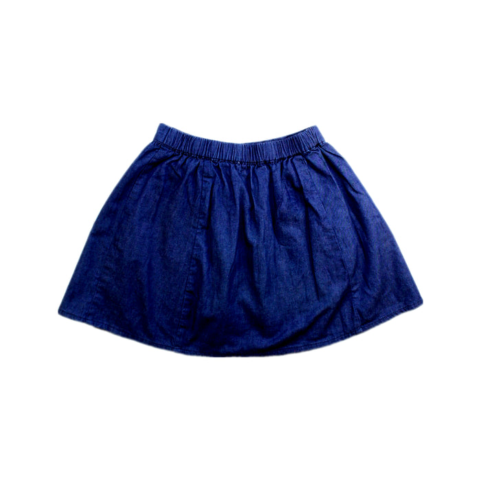 A Blue Short Skirts from Excuse My French in size 6T for girl. (Back View)