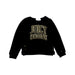A Black Crewneck Sweatshirts from Juicy Couture in size 4T for girl. (Front View)