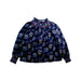 A Navy Long Sleeve Tops from Bonpoint in size 6T for girl. (Front View)