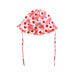 A Red Sun Hats from Jacadi in size 3T for girl. (Back View)