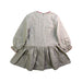 A Beige Long Sleeve Dresses from Dadati in size 3T for girl. (Back View)