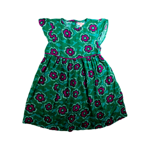A Green Short Sleeve Dresses from DPAM in size 5T for girl. (Front View)