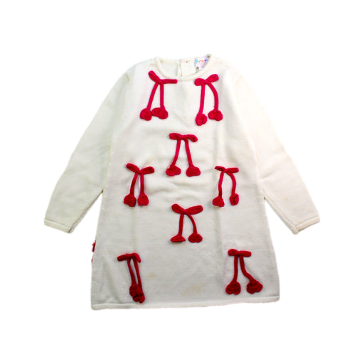 A White Sweater Dresses from Agatha Ruiz De La Prada in size 3T for girl. (Front View)
