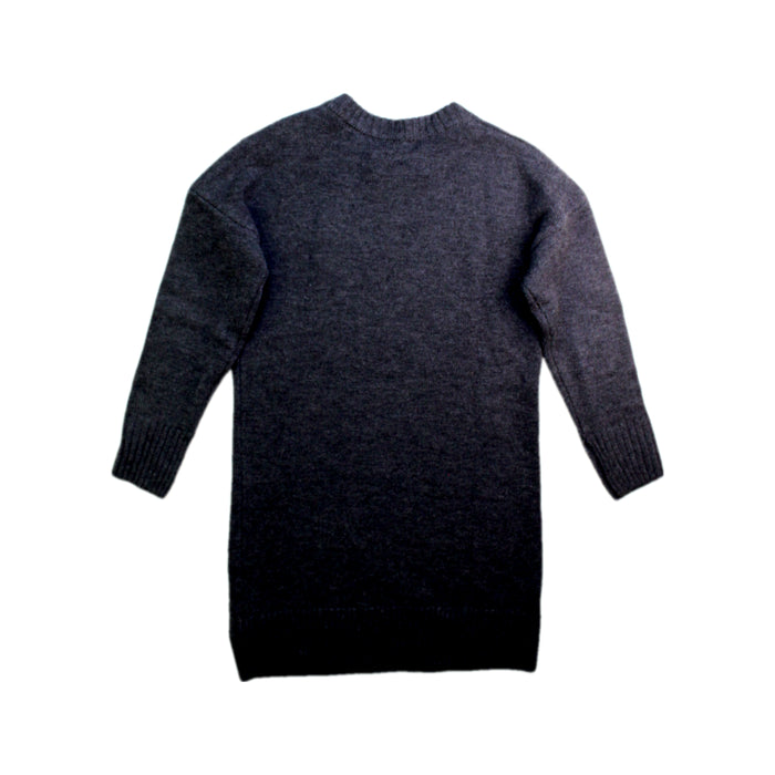 A Grey Sweater Dresses from Zadig & Voltaire in size 6T for girl. (Back View)