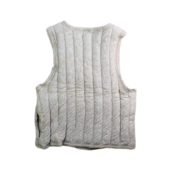 A White Outerwear Vests from Petit Bateau in size 4T for boy. (Back View)