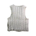 A White Outerwear Vests from Petit Bateau in size 4T for boy. (Back View)