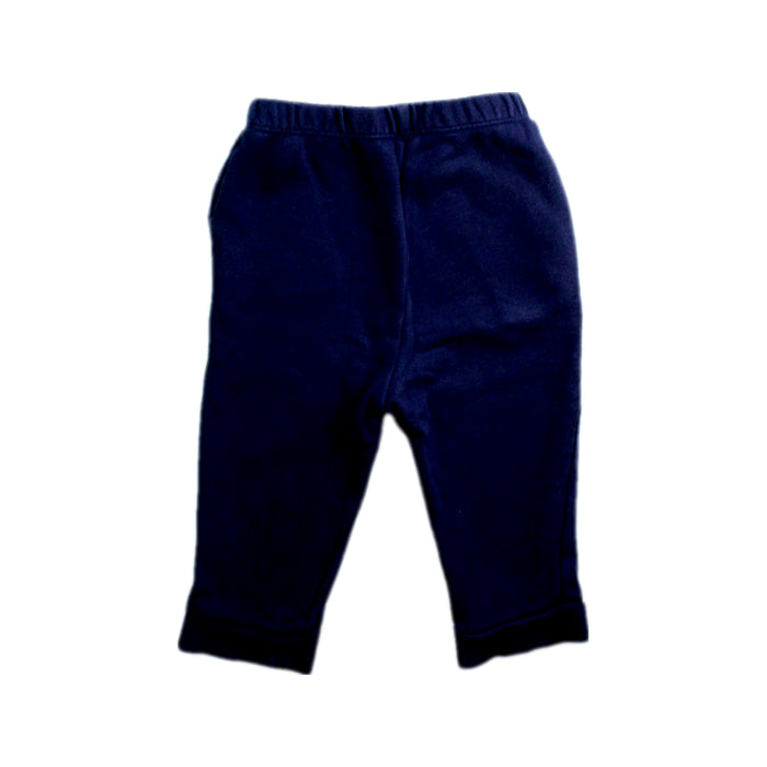 A Navy Sweatpants from The Little White Company in size 6-12M for boy. (Back View)