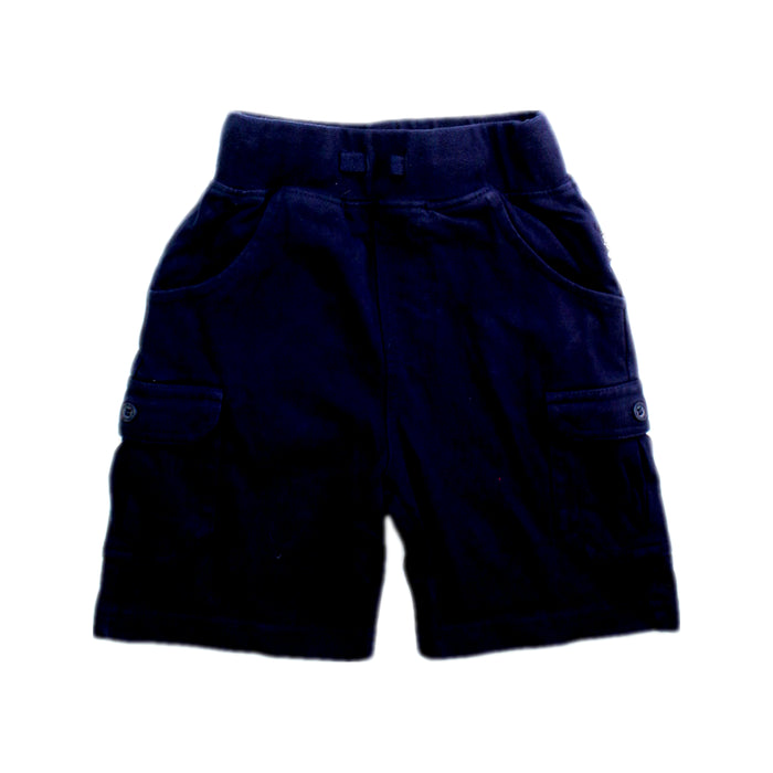 A Navy Shorts from Jojo Maman Bébé in size 18-24M for boy. (Front View)