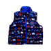 A Blue Outerwear Vests from Jojo Maman Bébé in size 6-12M for boy. (Front View)