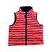 A Navy Outerwear Vests from Jojo Maman Bébé in size 6-12M for boy. (Back View)