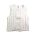 A White Outerwear Vests from Petit Bateau in size 6T for boy. (Front View)