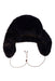 A Black Winter Hats from Bonton in size 14Y for neutral. (Back View)