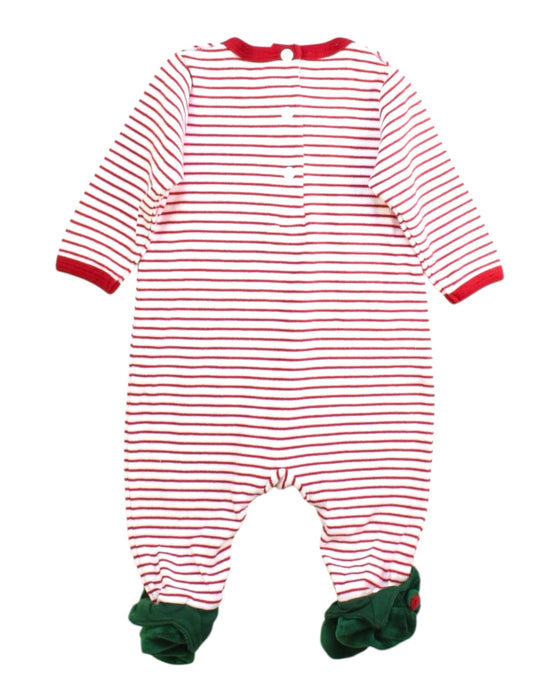 A Red Long Sleeve Rompers from Le Top in size 0-3M for neutral. (Back View)