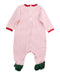 A Red Long Sleeve Rompers from Le Top in size 0-3M for neutral. (Back View)